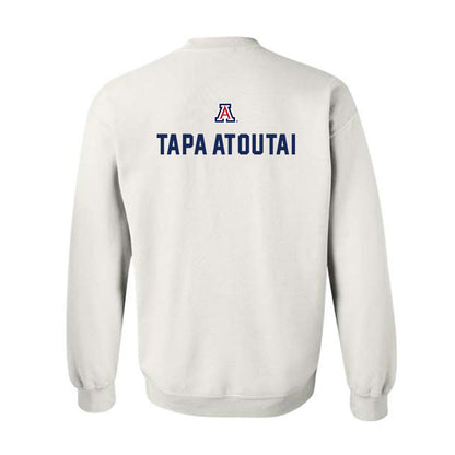 Arizona - NCAA Football : Rhino Tapa'atoutai - Sports Shersey Crewneck Sweatshirt-1