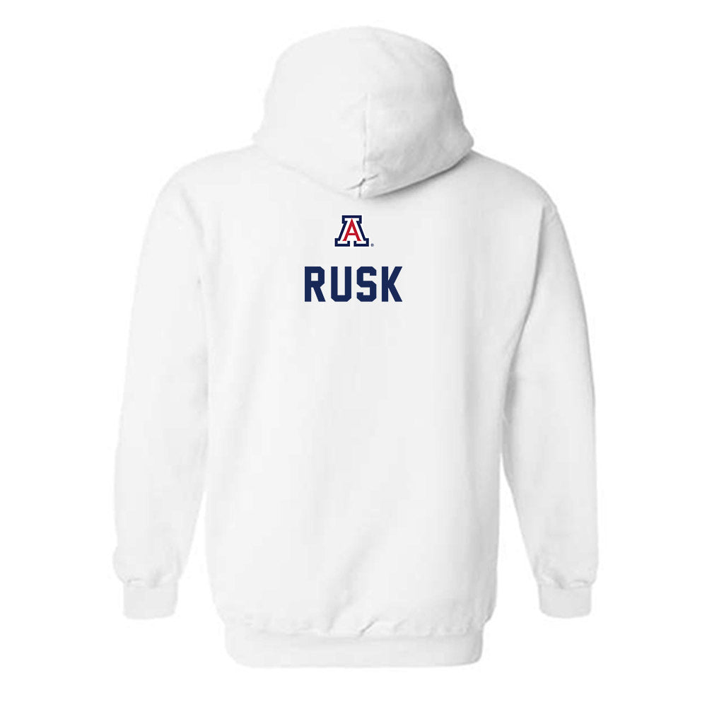 Arizona - NCAA Football : Cole Rusk - Sports Shersey Hooded Sweatshirt-1