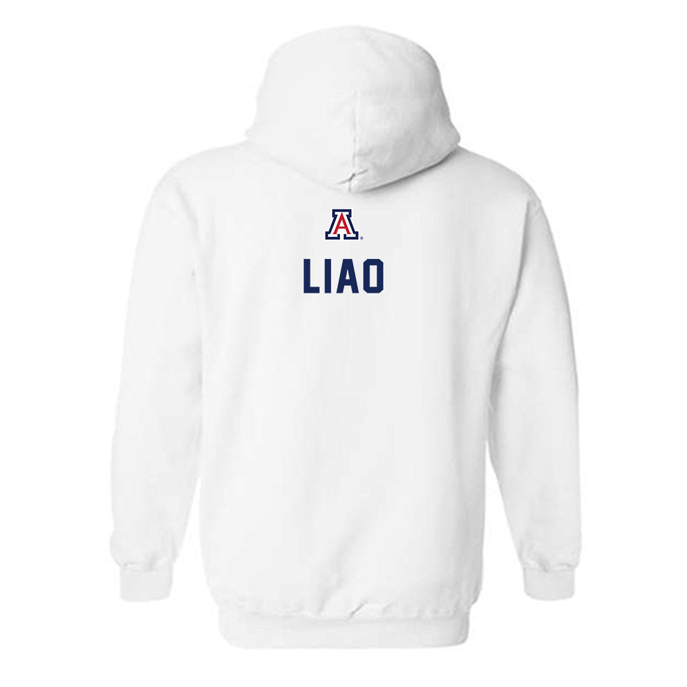 Arizona - NCAA Men's Cross Country : Max Liao - Sports Shersey Hooded Sweatshirt-1
