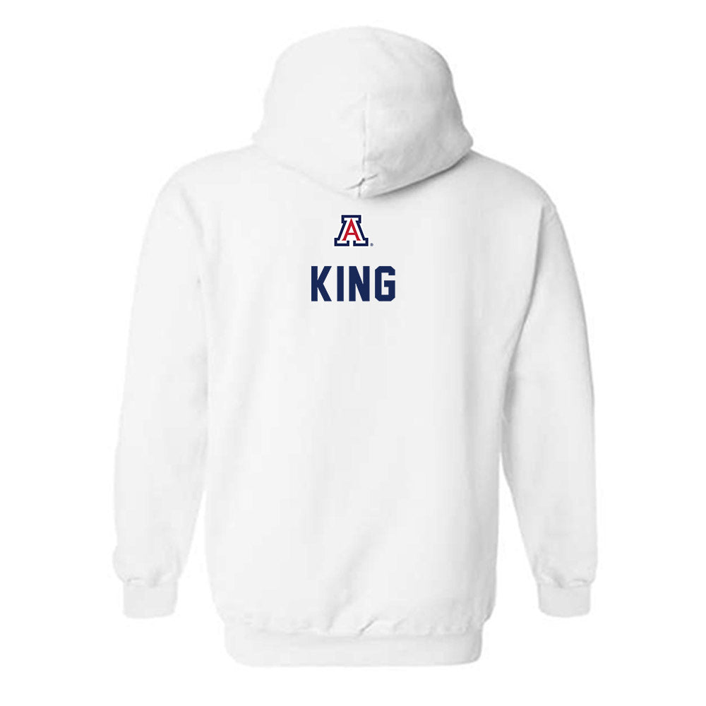 Arizona - NCAA Football : Shane King - Sports Shersey Hooded Sweatshirt-1