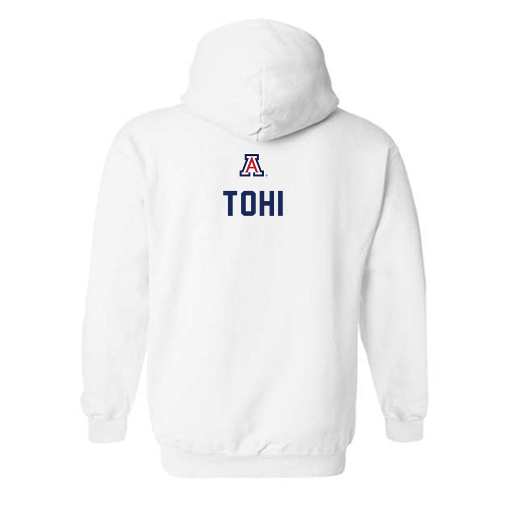 Arizona - NCAA Football : Sione Tohi - Sports Shersey Hooded Sweatshirt-1