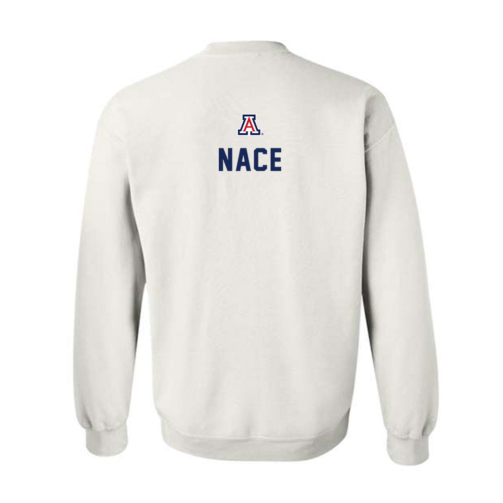 Arizona - NCAA Men's Swimming & Diving : Joel Nace - Sports Shersey Crewneck Sweatshirt-1
