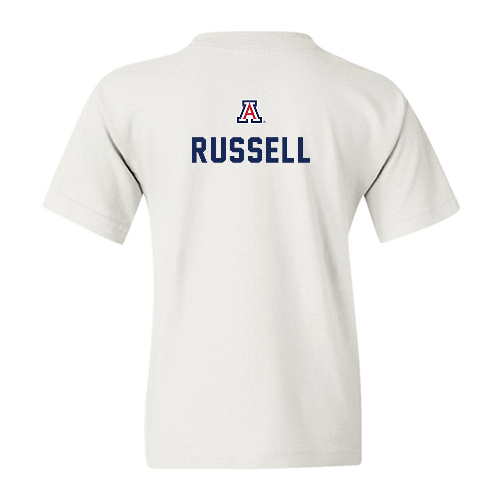 Arizona - NCAA Baseball : Tyler Russell - Sports Shersey Youth T-Shirt-1