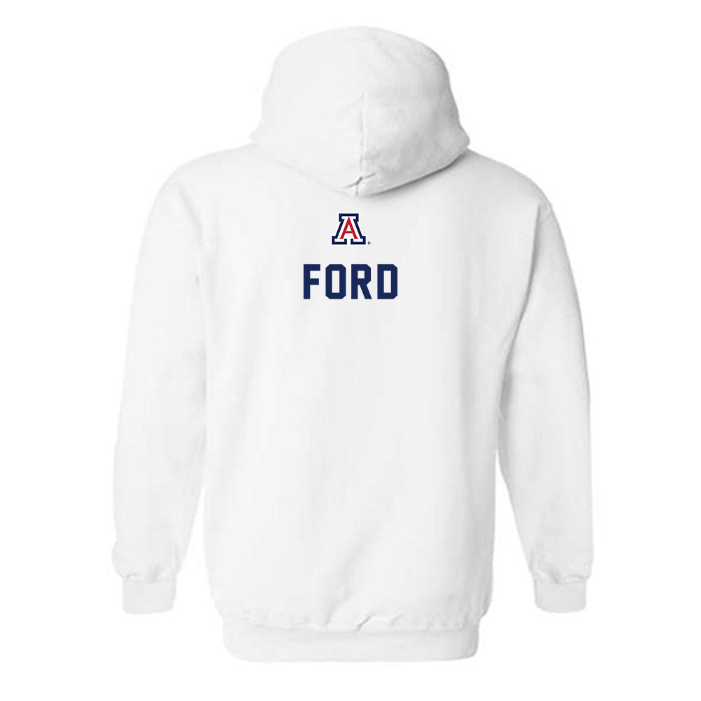 Arizona - NCAA Football : Kellan Ford - Sports Shersey Hooded Sweatshirt-1