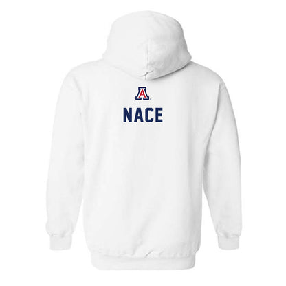 Arizona - NCAA Men's Swimming & Diving : Joel Nace - Sports Shersey Hooded Sweatshirt-1