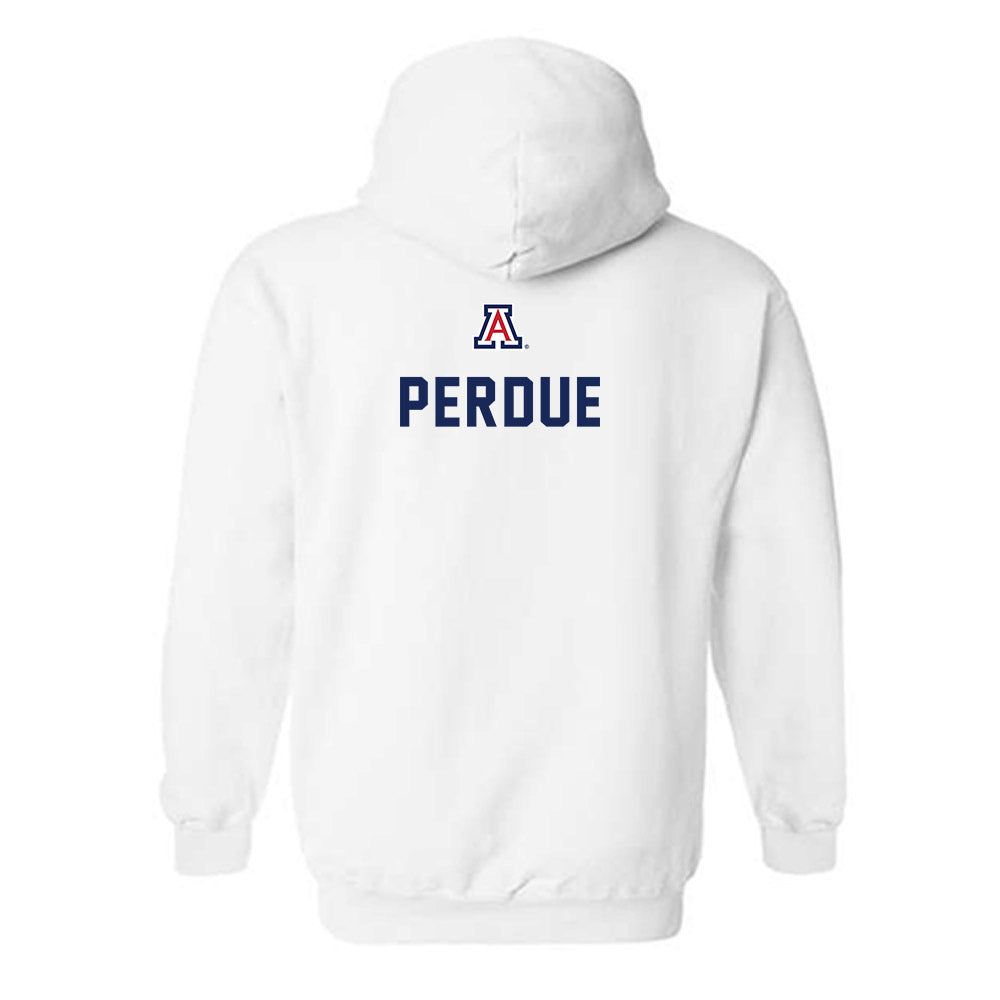 Arizona - NCAA Women's Basketball : Mickayla Perdue - Sports Shersey Hooded Sweatshirt-1