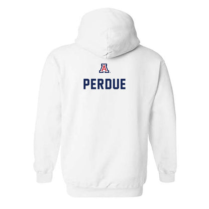 Arizona - NCAA Women's Basketball : Mickayla Perdue - Sports Shersey Hooded Sweatshirt-1