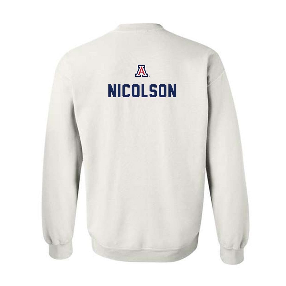 Arizona - NCAA Football : Drew Nicolson - Sports Shersey Crewneck Sweatshirt-1