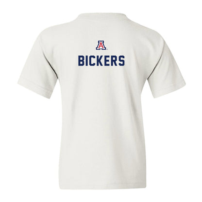 Arizona - NCAA Baseball : Tyler Bickers - Sports Shersey Youth T-Shirt-1