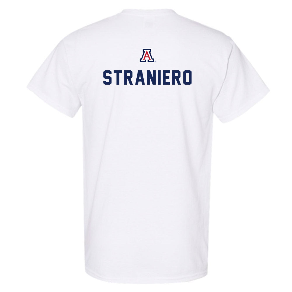 Arizona - NCAA Baseball : Nolan Straniero - Sports Shersey T-Shirt-1