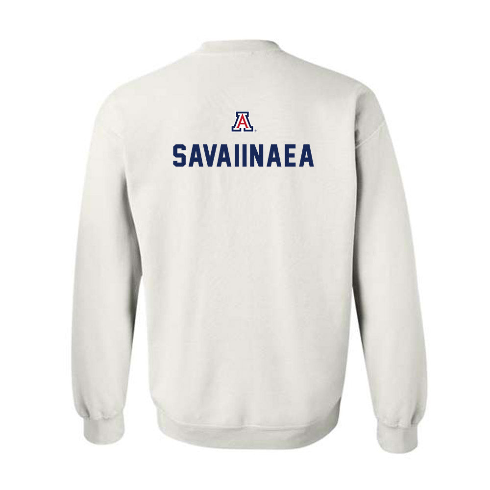 Arizona - NCAA Football : Julian Savaiinaea - Sports Shersey Crewneck Sweatshirt-1