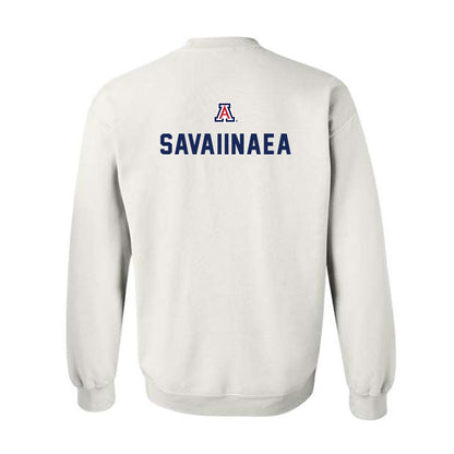 Arizona - NCAA Football : Julian Savaiinaea - Sports Shersey Crewneck Sweatshirt-1