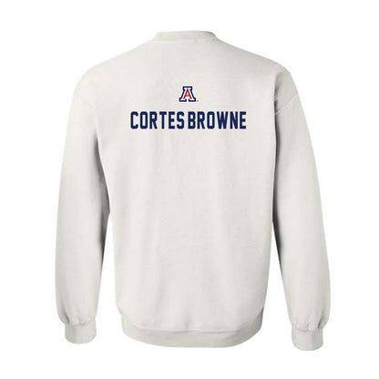 Arizona - NCAA Women's Soccer : Sofia Cortes-Browne - Sports Shersey Crewneck Sweatshirt
