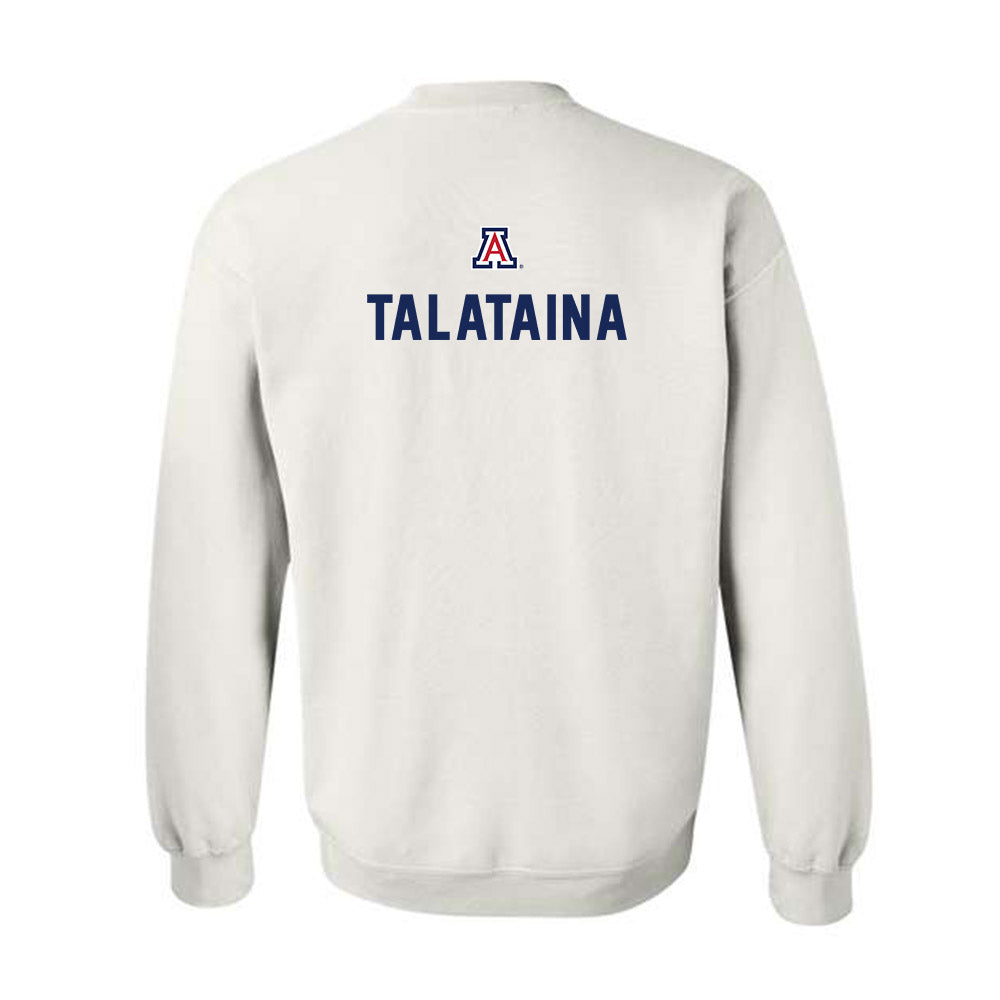 Arizona - NCAA Softball : Sinalei Talataina - Sports Shersey Crewneck Sweatshirt-1