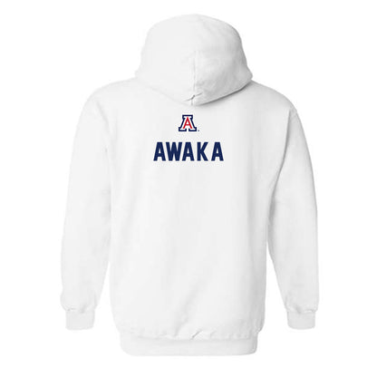 Arizona - NCAA Men's Basketball : Tobe Awaka - Sports Shersey Hooded Sweatshirt-1