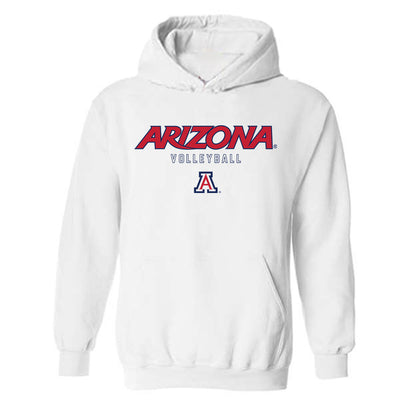 Arizona - NCAA Women's Volleyball : Shea Davis - Sports Shersey Hooded Sweatshirt-0