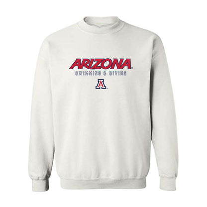 Arizona - NCAA Men's Swimming & Diving : Mitchell Oliver - Sports Shersey Crewneck Sweatshirt-0