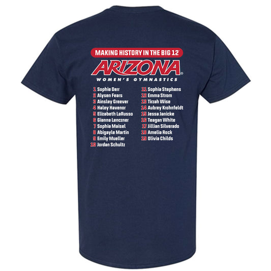 Arizona - NCAA Women's Gymnastics : - T-Shirt