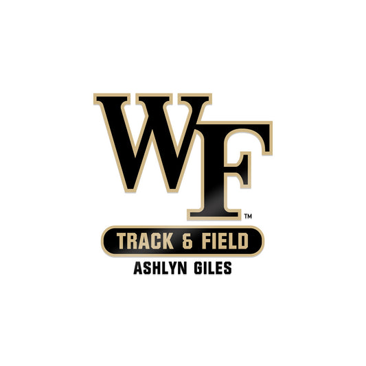 Wake Forest - NCAA Women's Track & Field : Ashlyn Giles - Sticker-0