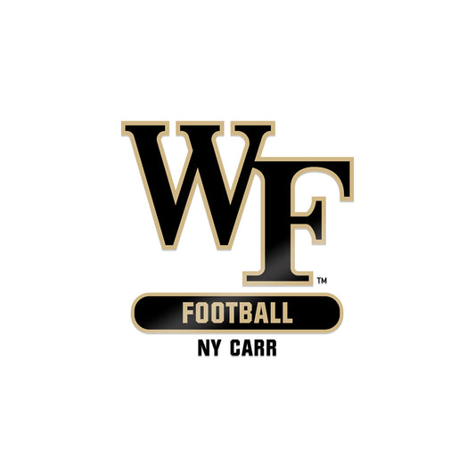 Wake Forest - NCAA Football : Ny Carr - Sticker-0