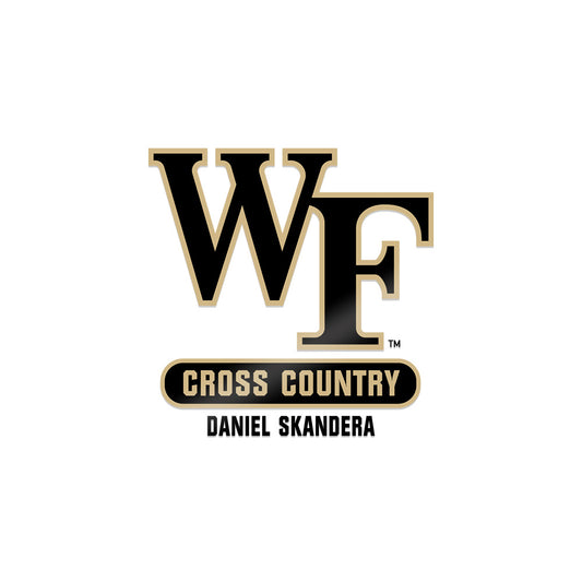 Wake Forest - NCAA Men's Cross Country : Daniel Skandera - Sticker-0