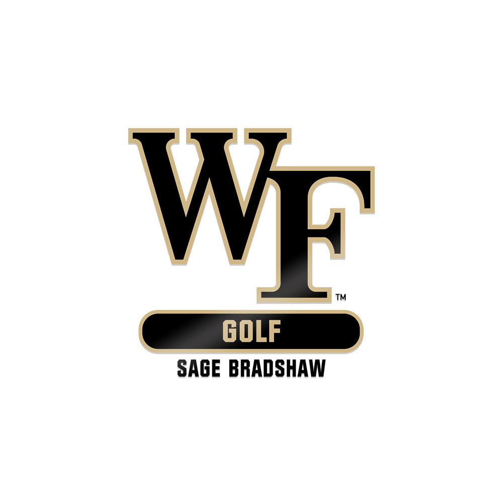 Wake Forest - NCAA Men's Golf : Sage Bradshaw - Sticker-0