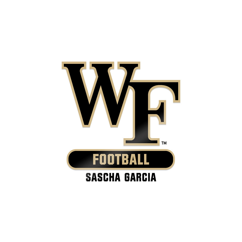Wake Forest - NCAA Football : Sascha Garcia - Sticker-0