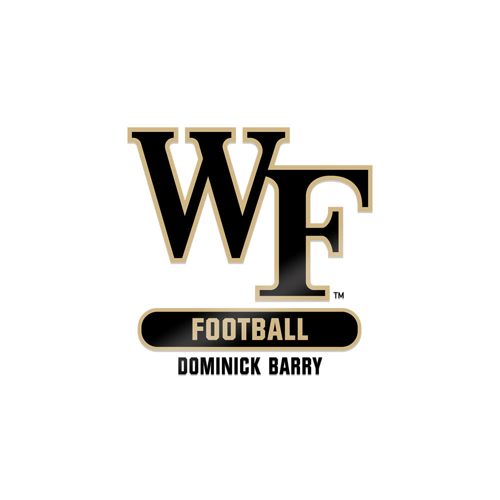 Wake Forest - NCAA Football : Dominick Barry - Sticker-0