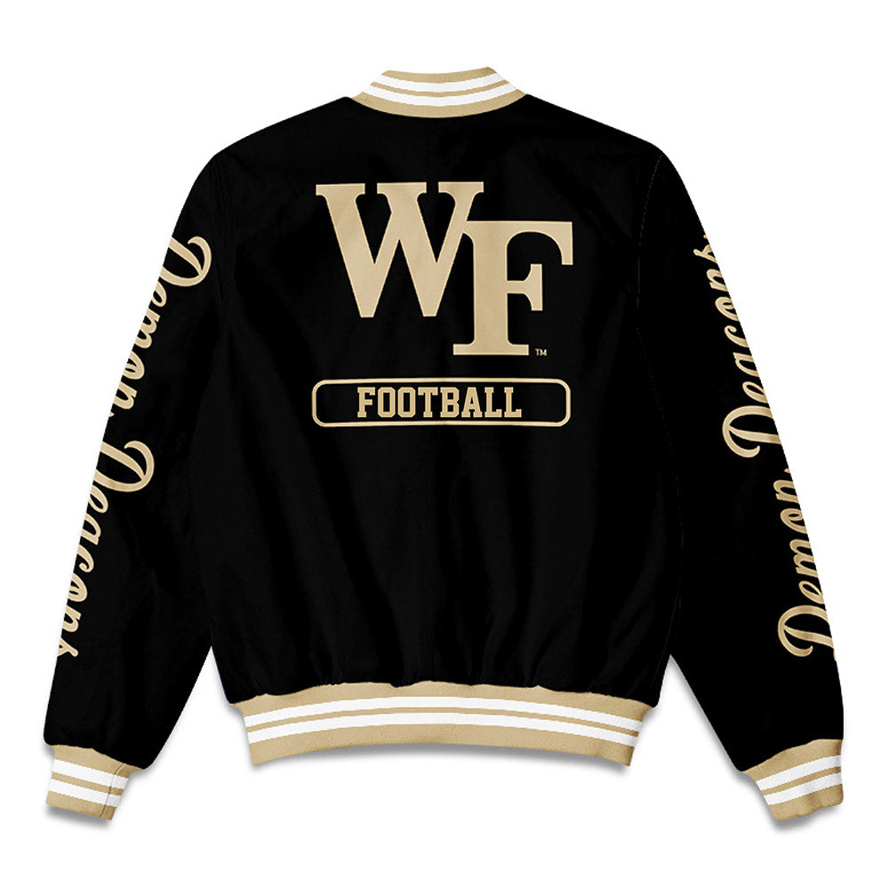 Wake Forest - NCAA Football : Ryan Henley - Bomber Jacket-1
