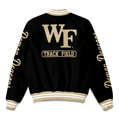 Wake Forest - NCAA Women's Track & Field : Aiden Harrand - Bomber Jacket-1