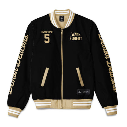 Wake Forest - NCAA Football : Davaughn Patterson - Bomber Jacket-0