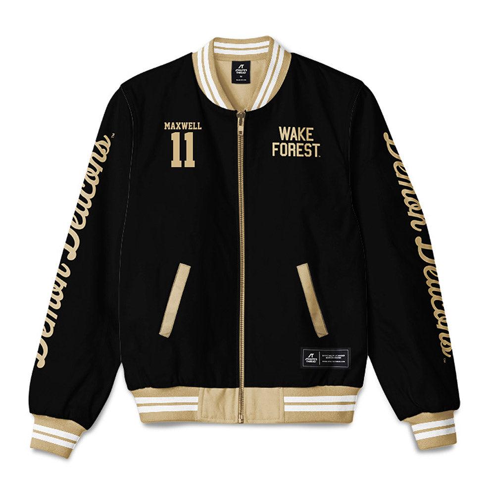 Wake Forest - NCAA Women's Soccer : Taylor Maxwell - Bomber Jacket-0