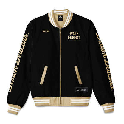 Wake Forest - NCAA Men's Golf : Nicholas Prieto - Bomber Jacket-0