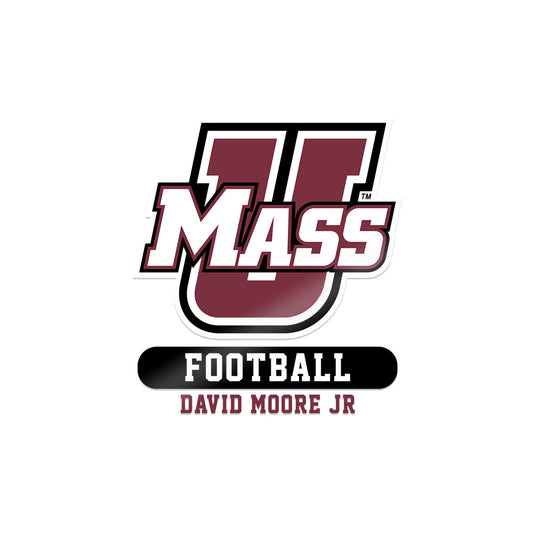 UMass - NCAA Football : David Moore Jr - Sticker-0
