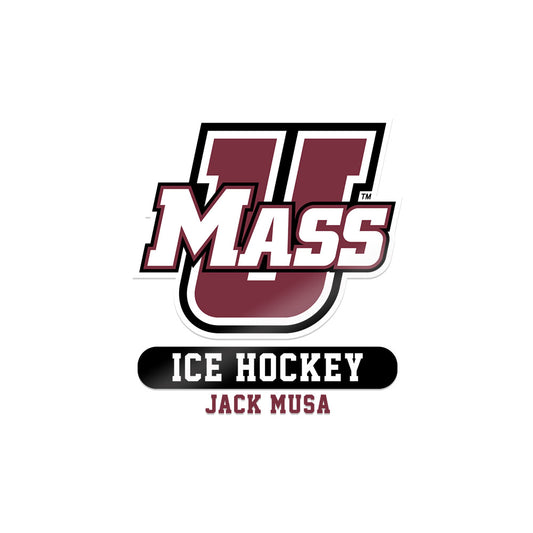 UMass - NCAA Men's Ice Hockey : Jack Musa - Sticker-0