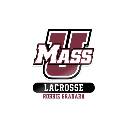 UMass - NCAA Men's Lacrosse : Robbie Granara - Sticker-0