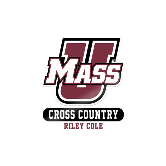 UMass - NCAA Men's Cross Country : Riley Cole - Sticker-0