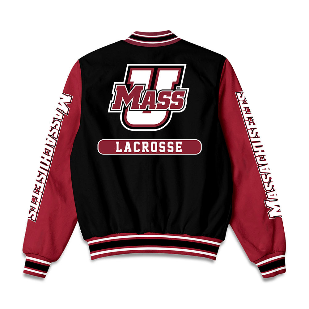 UMass - NCAA Men's Lacrosse : Dylan Johnson - Bomber Jacket-1