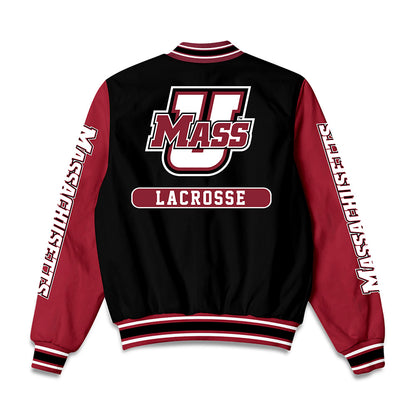UMass - NCAA Men's Lacrosse : Zach Auble - Bomber Jacket-1