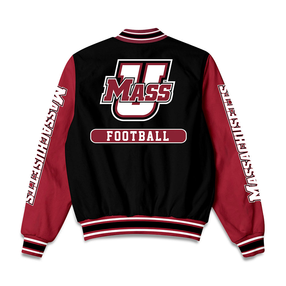 UMass - NCAA Football : Drew Alsup - Bomber Jacket-1