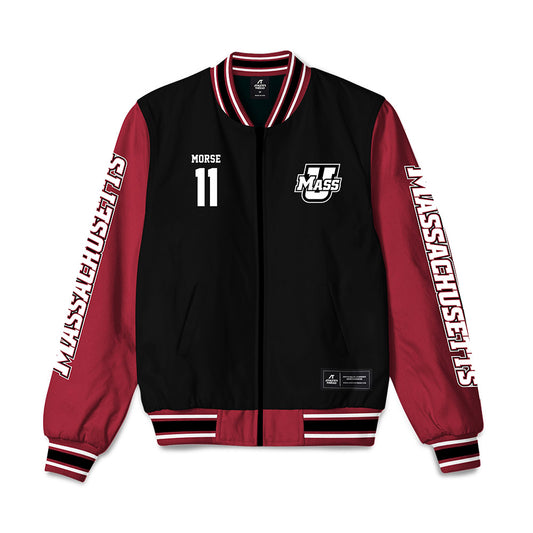 UMass - NCAA Men's Lacrosse : Will Morse - Bomber Jacket-0