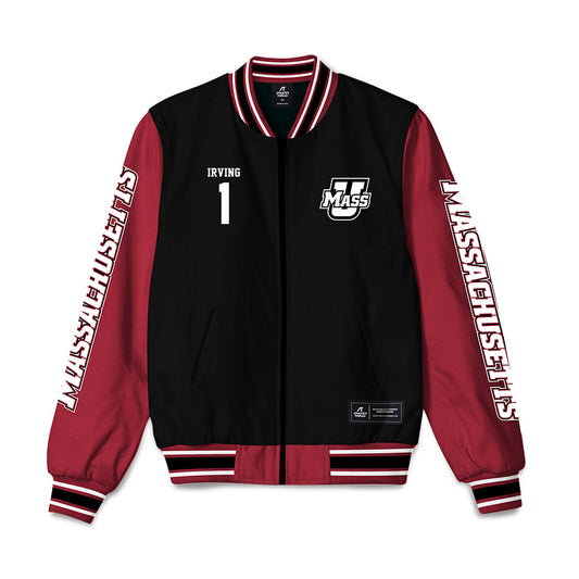 UMass - NCAA Men's Ice Hockey : Jackson Irving - Bomber Jacket-0