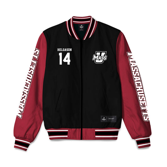 UMass - NCAA Men's Basketball : Heimir Helgason - Bomber Jacket-0