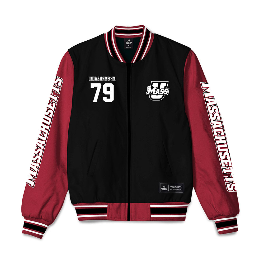 UMass - NCAA Football : Aitor Urionabarrenechea - Bomber Jacket-0
