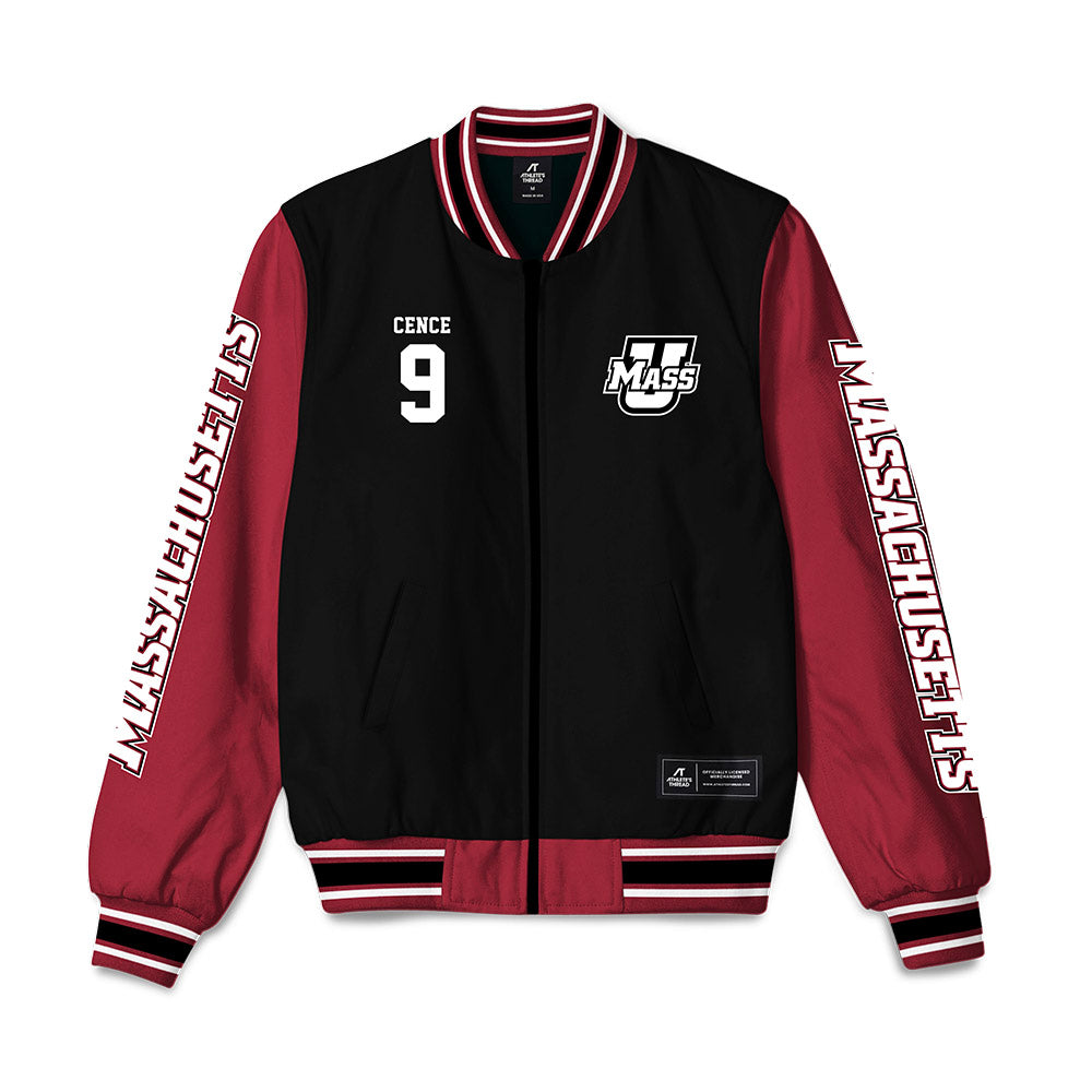 UMass - NCAA Men's Soccer : Matt Cence - Bomber Jacket-0