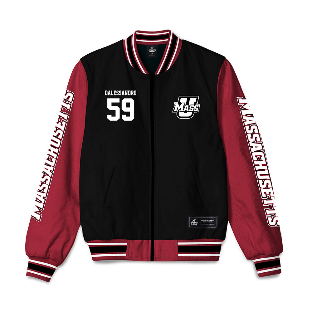 UMass - NCAA Football : Nick Dalessandro - Bomber Jacket-0