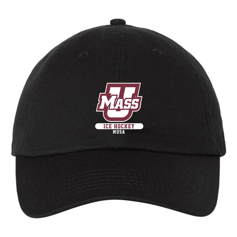 UMass - NCAA Men's Ice Hockey : Jack Musa - Dad Hat
