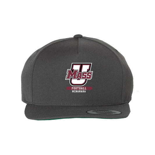 UMass - NCAA Football : William McNamara - Snapback Hat-0