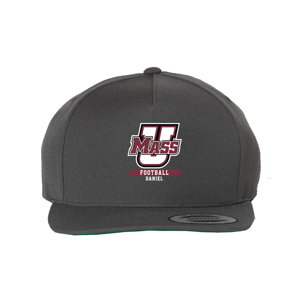 UMass - NCAA Football : Zeraun Daniel - Snapback Hat-0