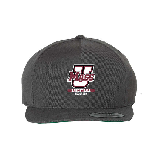 UMass - NCAA Men's Basketball : Heimir Helgason - Snapback Hat-0